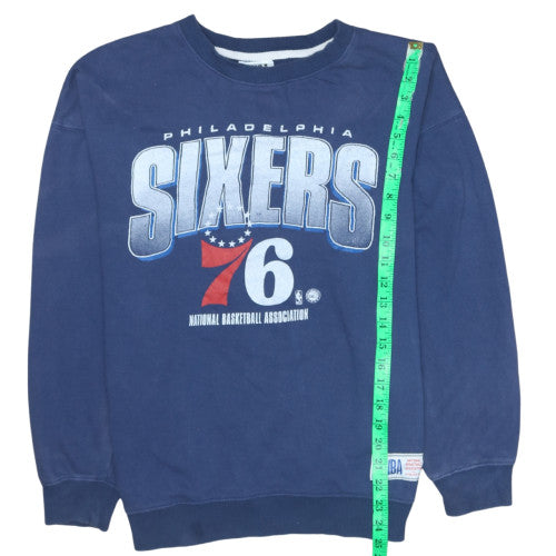 NBA Mens Blue XL Pullover Sweatshirt Graphic Crew Neck