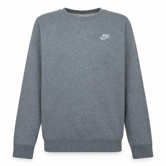 Nike Men's Grey XS Crew Neck Pullover Fleece Sweatshirt