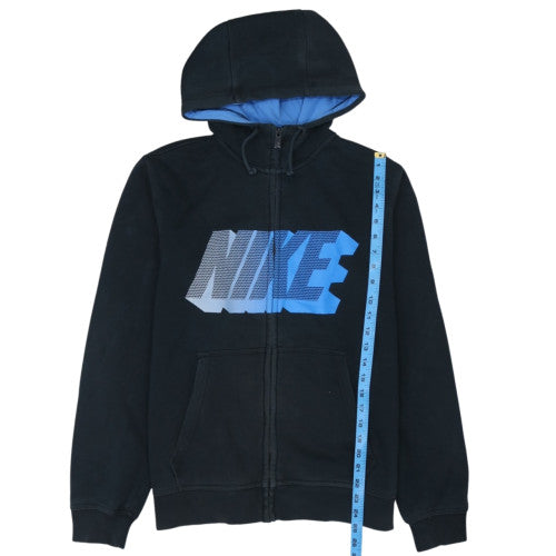 Nike Men's Black Full Zip Hoodie M Sports Fleece Lined
