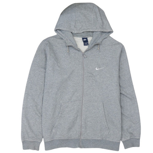 Nike Mens Grey 2XL Full Zip Hoodie Sweatshirt