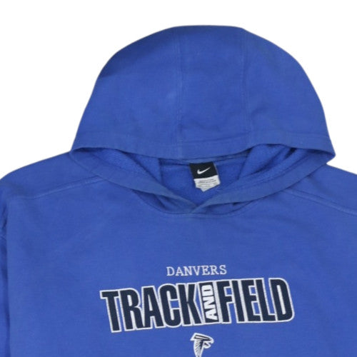 Nike Men's Blue 3XL Pullover Hoodie Track & Field Graphic Fleece