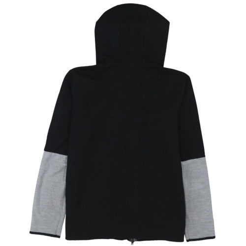 Nike Men's Grey Black Full Zip Hoodie XL Regular Fit