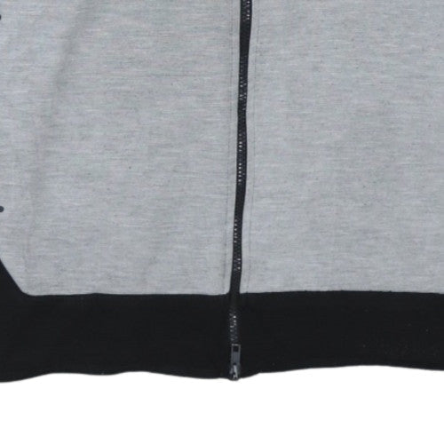 Nike Men's Grey Black Full Zip Hoodie XL Regular Fit