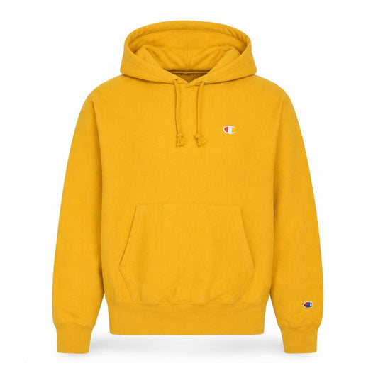 Champion Men's Yellow XS Reverse Weave Pullover Hoodie