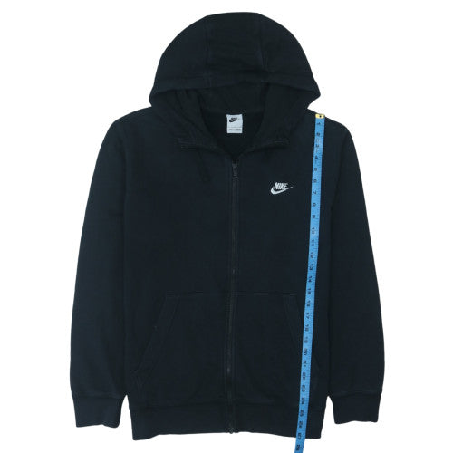 Nike Men's Black Full Zip Hoodie Sweatshirt Size L
