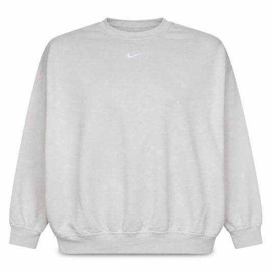 Nike Women Beige Crew Neck Pullover Sweatshirt L