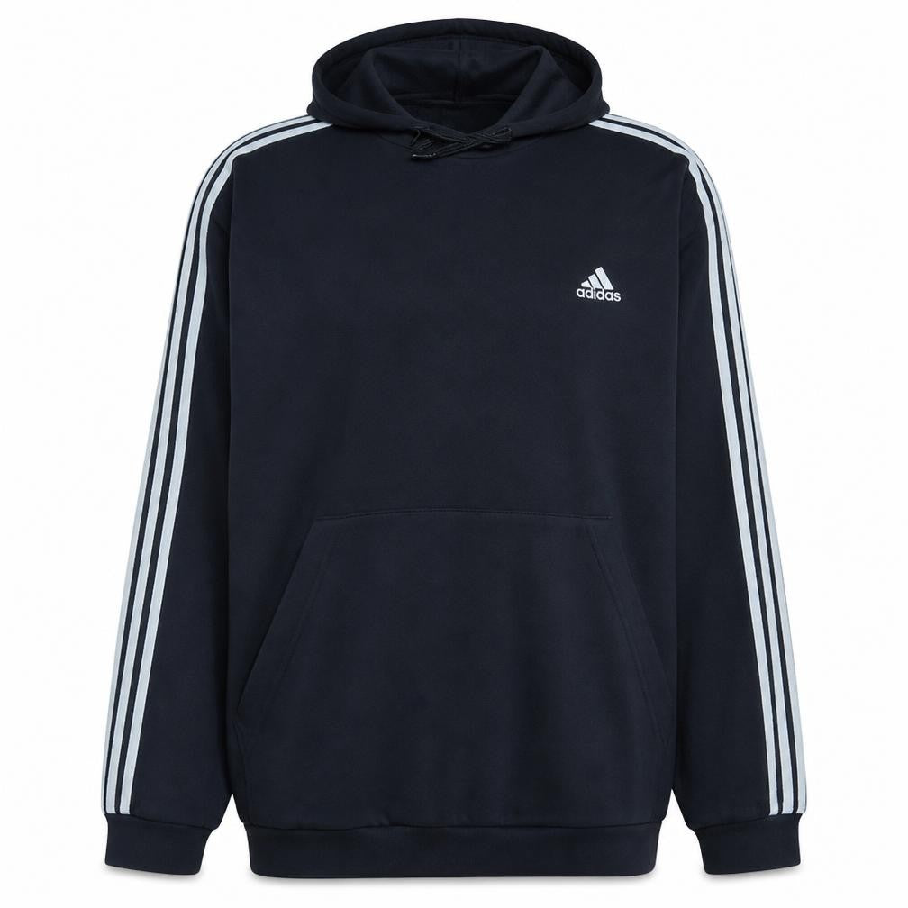 adidas Mens Black 2XL Pullover Hoodie with Logo Sports Style
