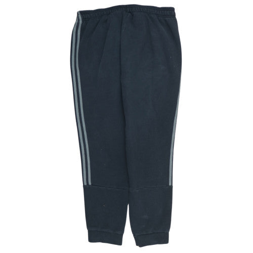 Adidas Men's Black XL Jogger Sweatpants with Elastic Waist