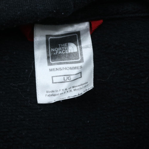 The North Face Men's Black Pullover Hoodie Large Logo Cotton