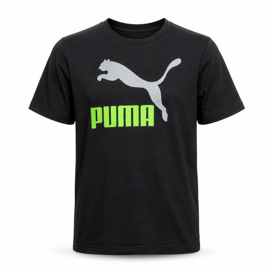 Puma Men's Black Graphic Sports T-Shirt Size M