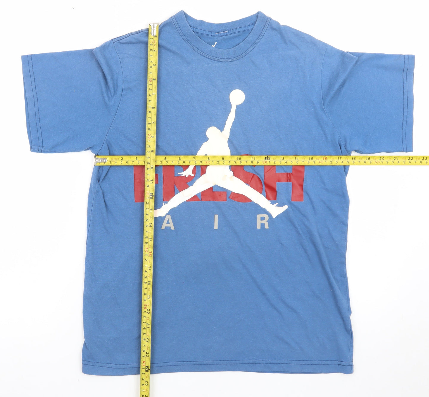 Nike Jordan Mens Blue XL Graphic Print Fresh Air T-Shirt