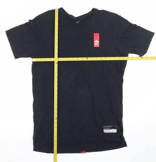 Nike Men's Black Air Graphic Regular Fit Cotton T-Shirt Size L