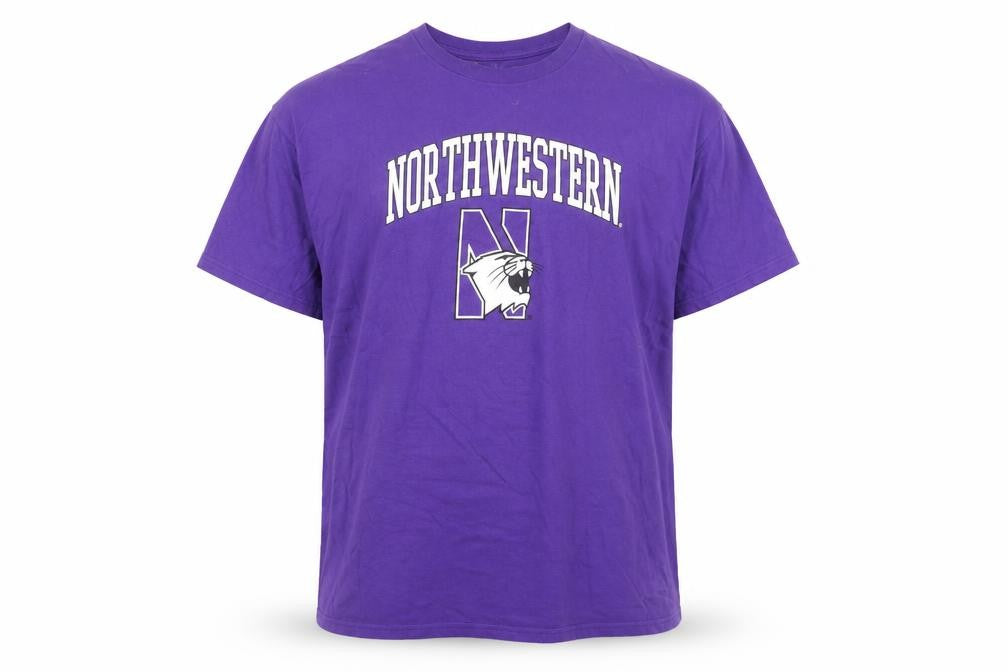 The Victory Men’s Purple Northwestern University 2XL Graphic T-Shirt