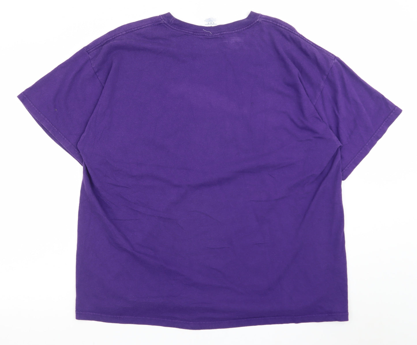 Jerzees Men’s Purple Mississippi XL Heavyweight Cotton T-Shirt