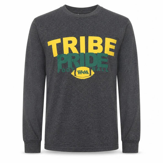 Champion Men’s Grey Long Sleeve Crew Neck Football Graphic T-Shirt Size S