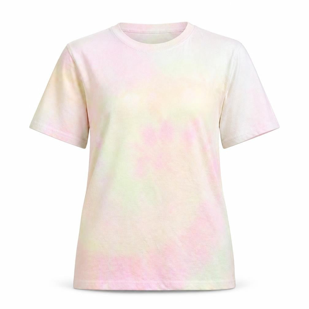 Jerzees Women’s Multicoloured Tie-Dye Basic Short Sleeve T-Shirt S