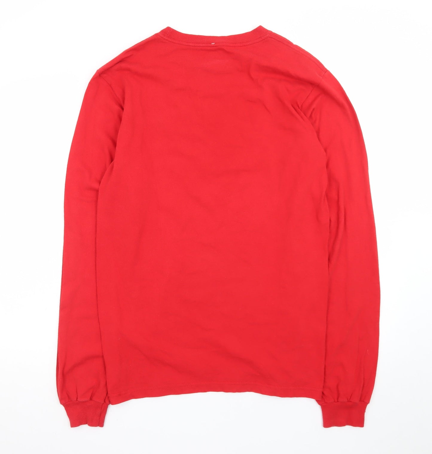 Reebok Men's Red Long Sleeve Hurricanes Hockey T-Shirt M