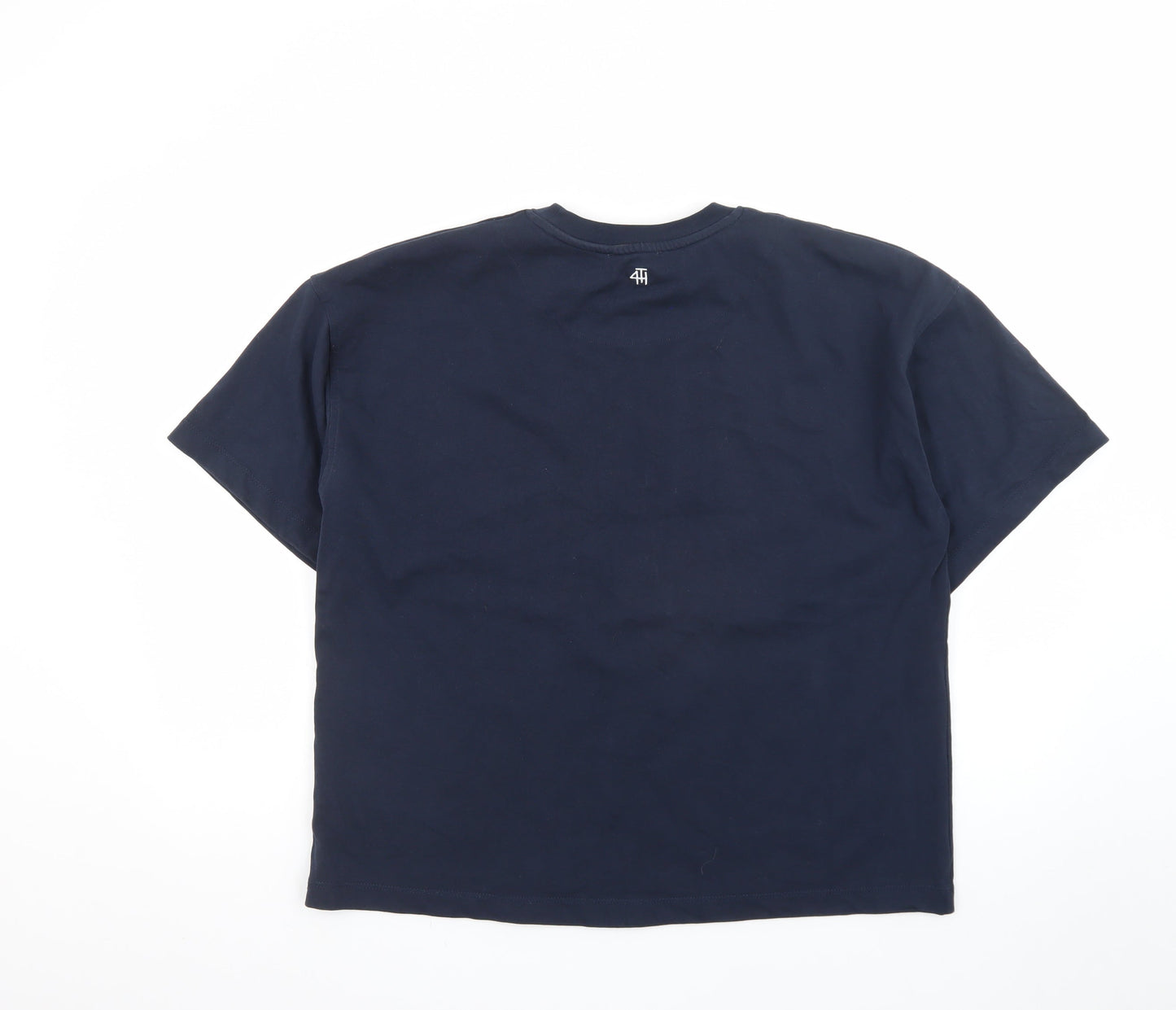 Fourth & Reckless Men's Navy Athletic Graphic T-Shirt Size S