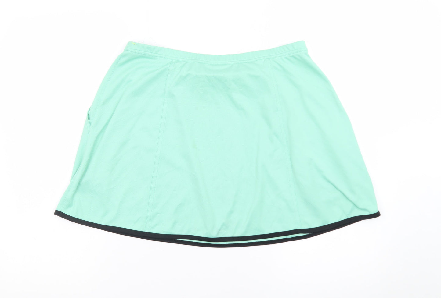 Tail Womens Green A-Line Sports Skort Size L Stretch Short