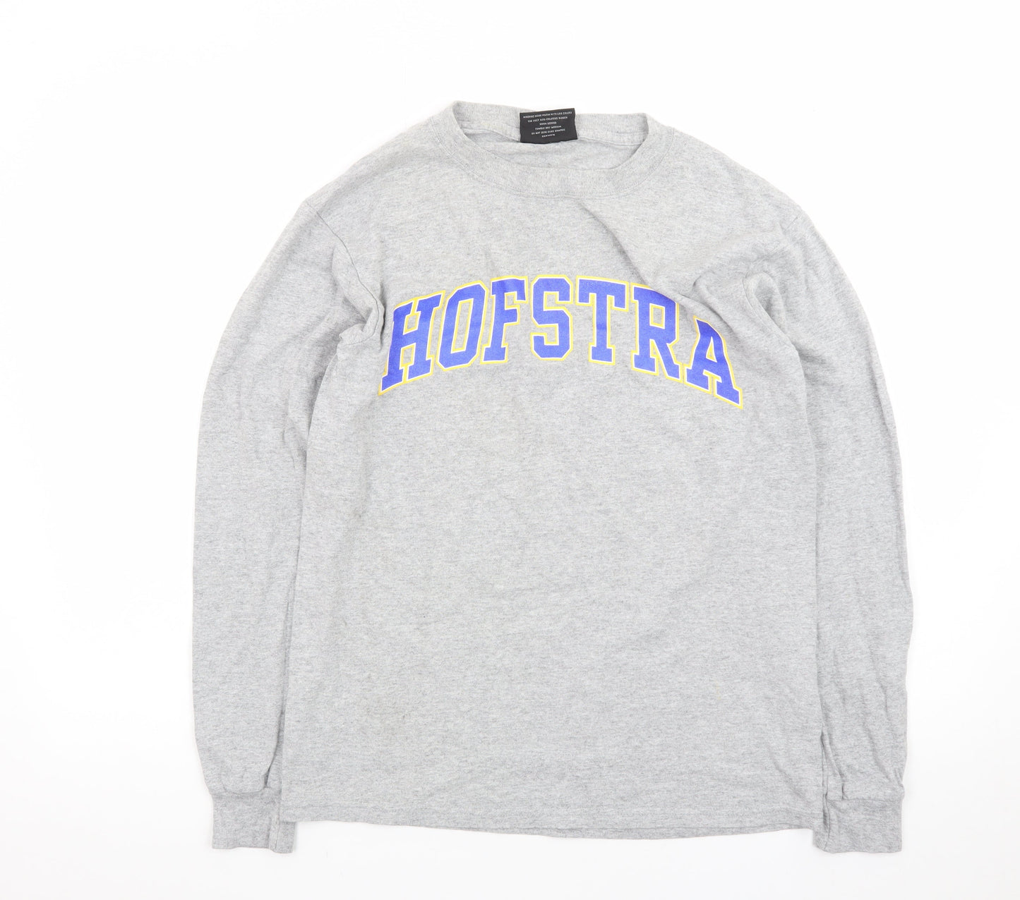 Steve & Barry's Men's Grey Hofstra Long Sleeve University T-Shirt Size S