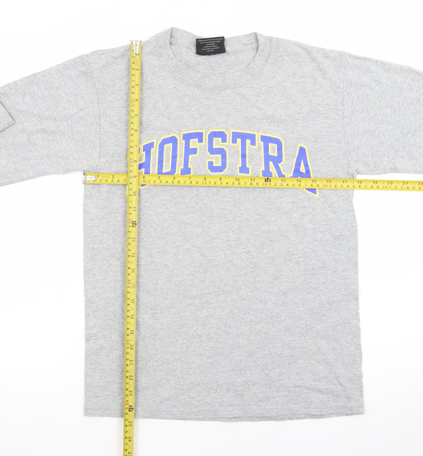 Steve & Barry's Men's Grey Hofstra Long Sleeve University T-Shirt Size S