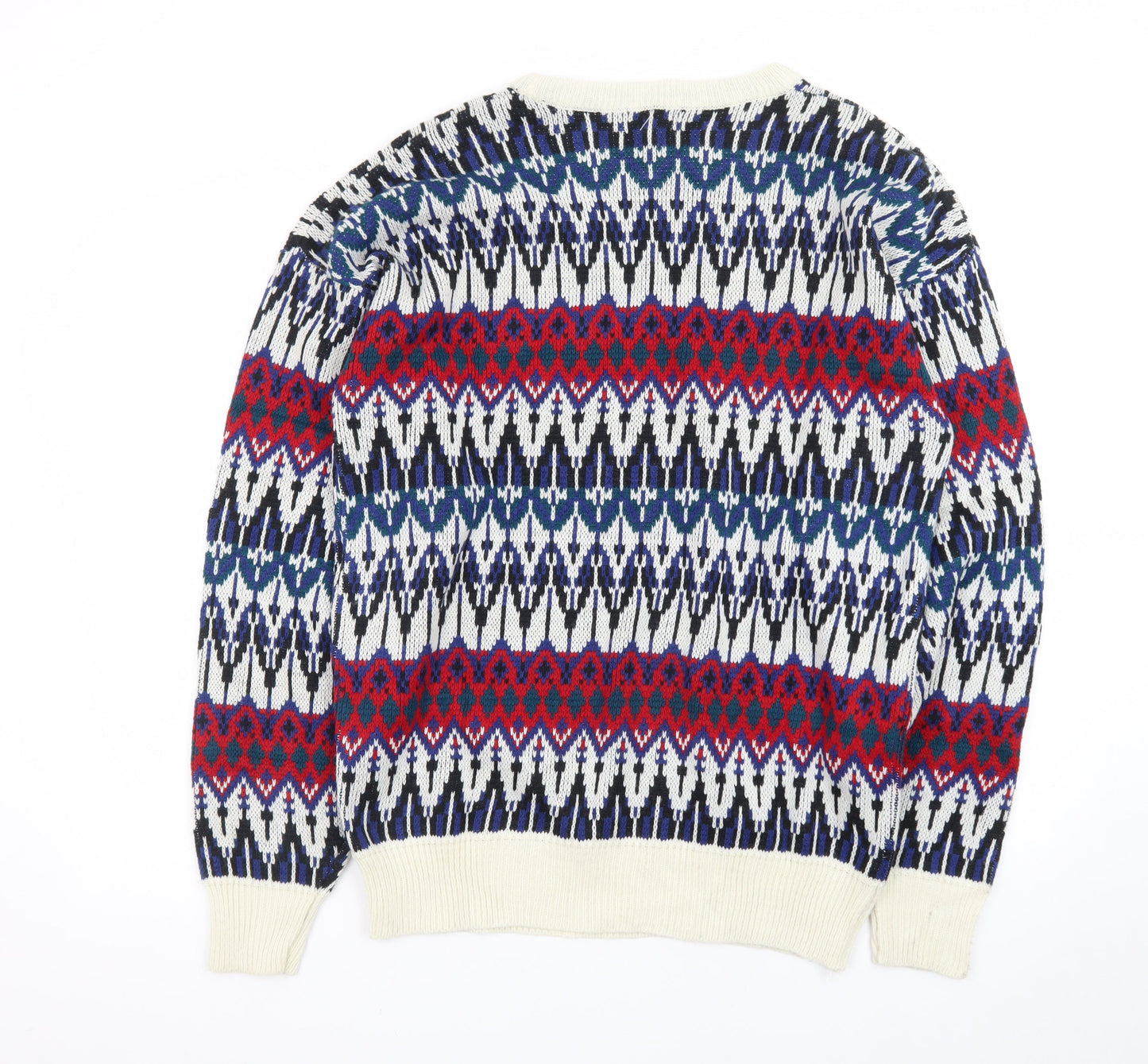 Westchester Classics Men's Multicoloured Fair Isle Knit Jumper L