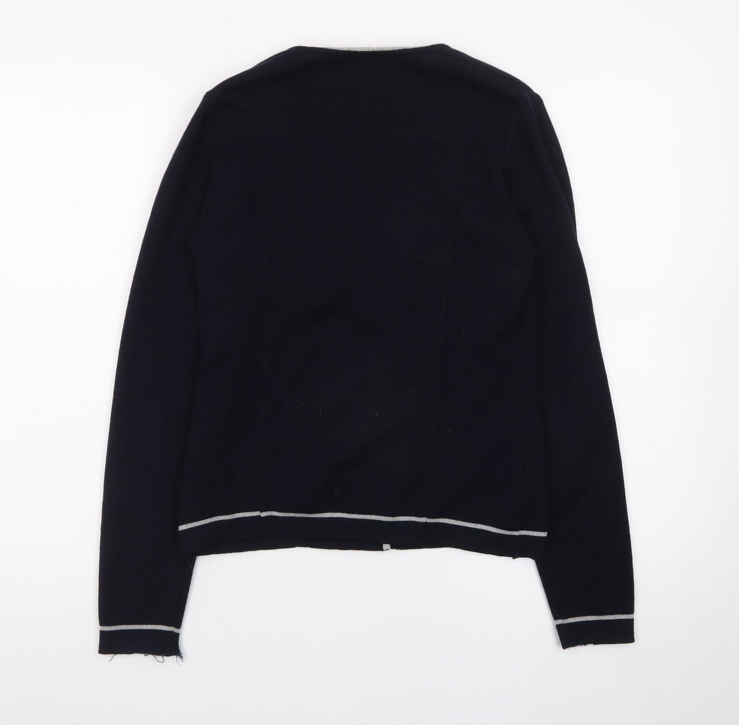 Julien Macdonald Women's Black XS Cardigan V-Neck Knitwear