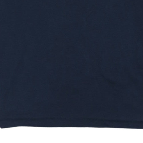 Tommy Jeans Men's Navy Slim Fit Long Sleeve Cotton T-Shirt XL