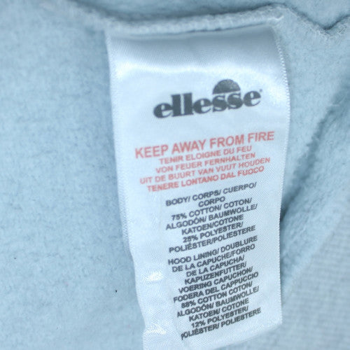 Ellesse Men's Grey XL Pullover Hoodie Fleece Tennis Club Logo