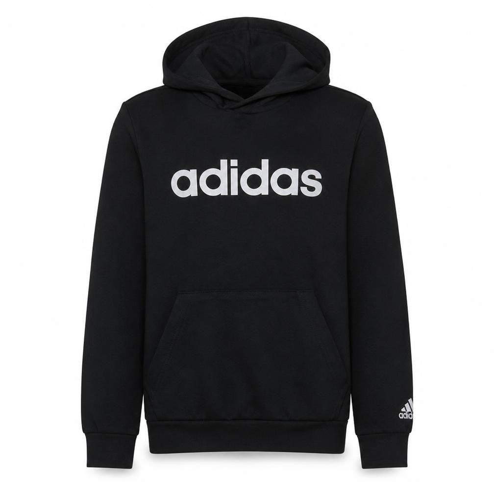 Adidas Men's Black Pullover Hoodie M Graphic Logo Sportswear