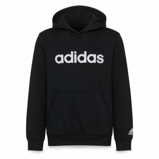 Adidas Men's Black Pullover Hoodie M Graphic Logo Sportswear