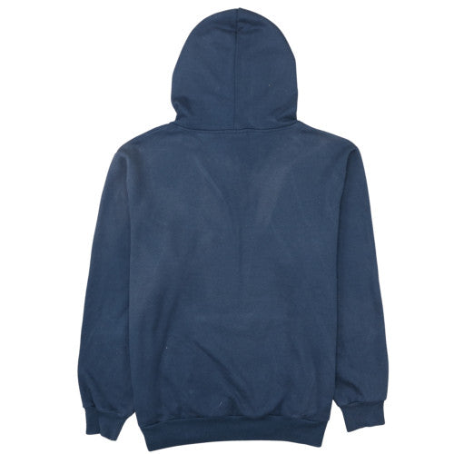 Dickies Men's Blue Pullover Hoodie L Fleece Logo Sweatshirt