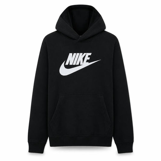 Nike Men's Black L Pullover Hoodie with Logo Graphic