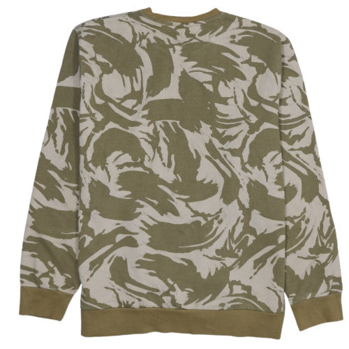 Carhartt WIP Men's Beige Camo XL Crew Neck Sweatshirt