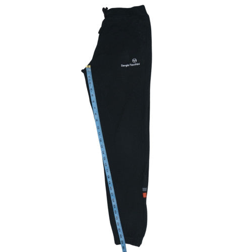 Sergio Tacchini Boys Black Jogger Trousers 14 Years 158cm Fleece Activewear