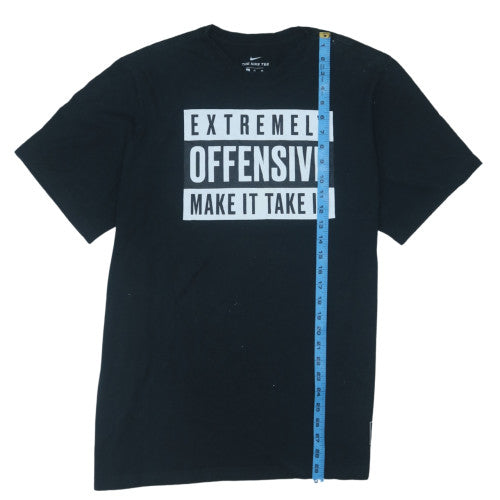 Nike Men's Black XL Graphic Sports T-Shirt 'Extremely Offensive'