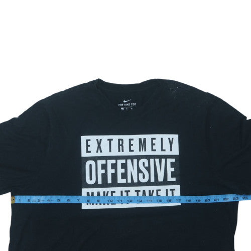 Nike Men's Black XL Graphic Sports T-Shirt 'Extremely Offensive'