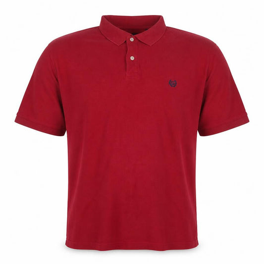 Chaps Men's Red Cotton Short Sleeve Polo Shirt XXL