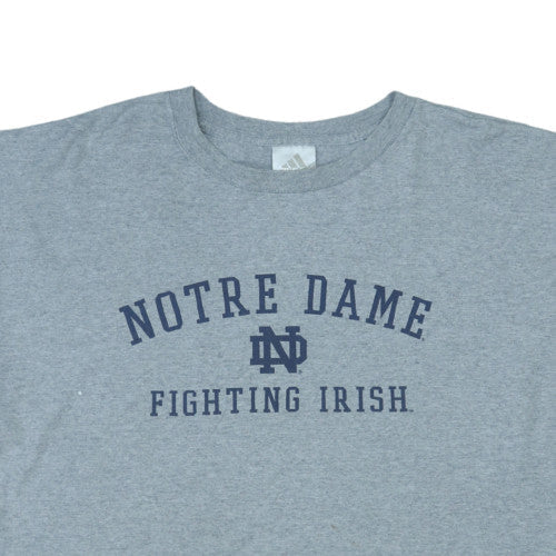 Adidas Women’s Grey Notre Dame 2XL Basic Sports T-Shirt