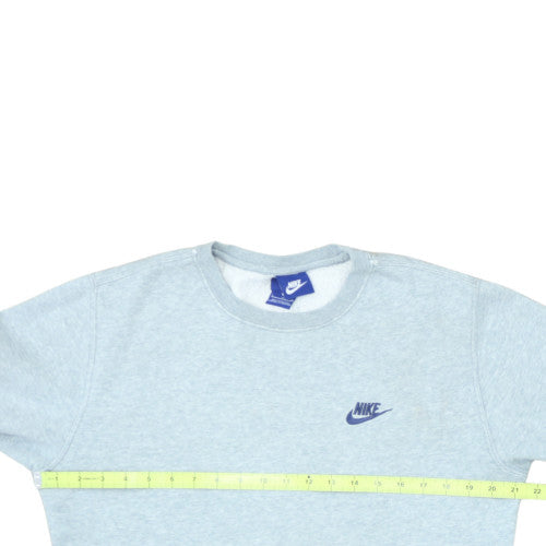 Nike Men's Grey Small Crew Neck Pullover Sweatshirt