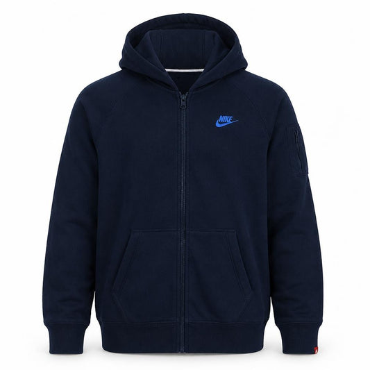 Nike Men's Blue 2XL Full Zip Hoodie