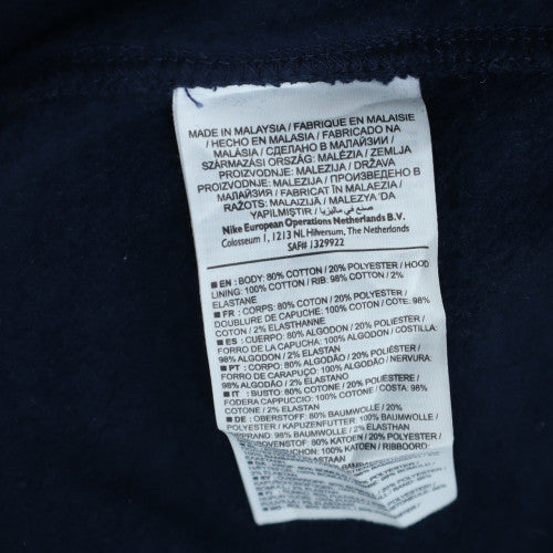 Nike Men's Blue 2XL Full Zip Hoodie