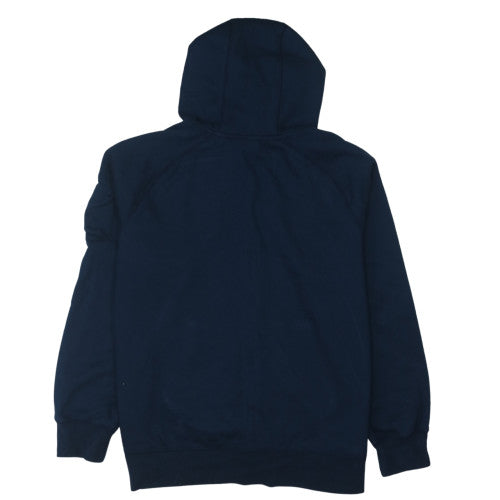 Nike Men's Blue Full Zip Hoodie 2XL Fleece Lined Sweatshirt