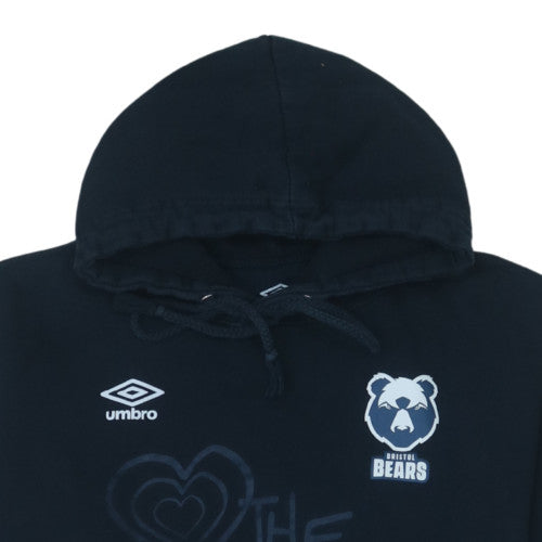 Umbro Men's Black M Pullover Hoodie Bristol Bears Sportswear