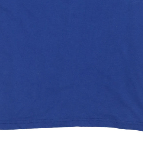 Hilfiger Denim Men's Blue V-Neck Short Sleeve T-Shirt Size L