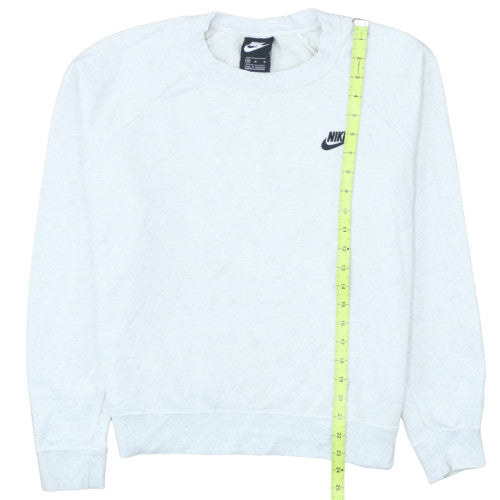 Nike Men's White Crew Neck Pullover Sweatshirt Size M