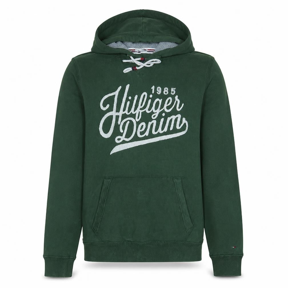 Hilfiger Denim Men's Green XL Pullover Hoodie Sweatshirt