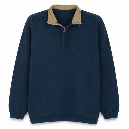 Columbia Men’s Blue XL Fleece 1/4 Zip Pullover Sweatshirt
