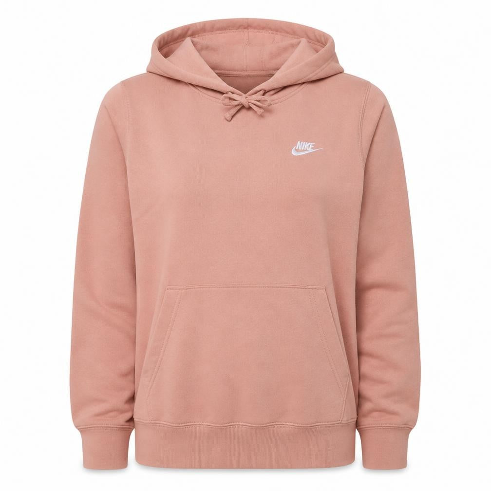 Nike Womens Peach Pullover Hoodie Small Cotton Blend Casual