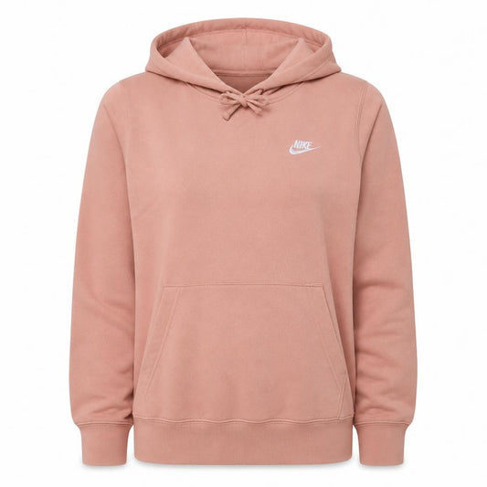 Nike Womens Peach Pullover Hoodie Small Cotton Blend Casual
